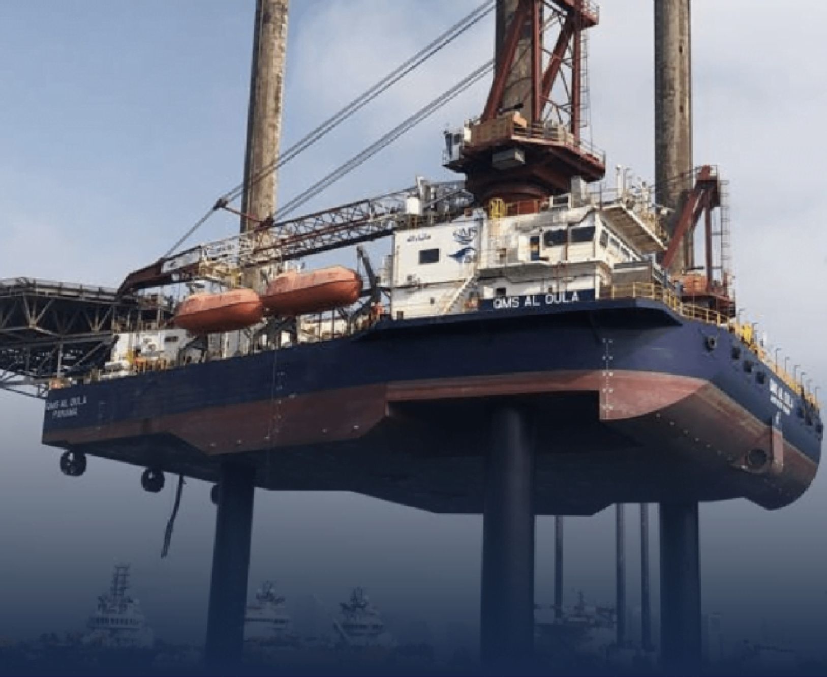 QMS Aloula jack-up where TOTS upgraded HVAC